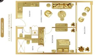 1 Habitación Apartamento en venta en Central Towers, Dubái Vincitore Volare