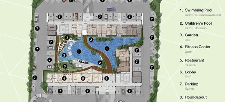 Master Plan of เดอะ ฟีลเจอร์ คอนโดมิเนียม - Photo 1