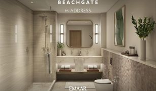 EMAAR Beachfront, दुबई Beachgate by Address में 4 बेडरूम अपार्टमेंट बिक्री के लिए