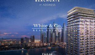 EMAAR Beachfront, दुबई Beachgate by Address में 3 बेडरूम अपार्टमेंट बिक्री के लिए