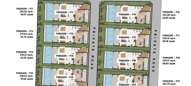 Master Plan of พารากอน วิลล่า เฟส 2 - Photo 1