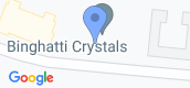 Vista del mapa of Binghatti Crystals