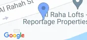 Vista del mapa of Al Raha Lofts