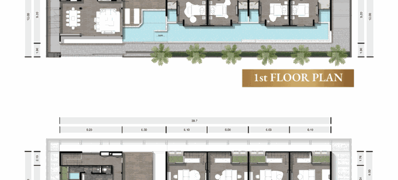 Master Plan of Privaco Pool Villa Huahin - Photo 1