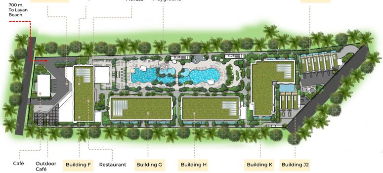 Master Plan of ลายัน กรีน พาร์ค เฟส 2 - Photo 1