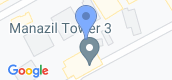 عرض الخريطة of Manazil Tower 3