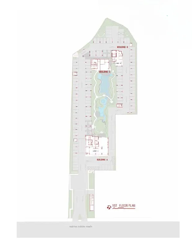 Building Floor Plan of อะไรซ์ ฮิลล์ - ชั้น 1