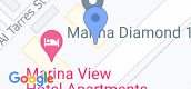 지도 보기입니다. of Marina Diamond 1