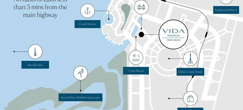 Master Plan of Vida Residences Creek Beach - Photo 1