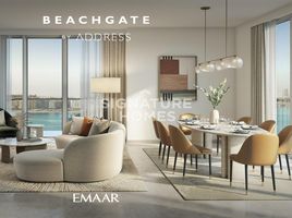 3 Bedroom Apartment for sale at Beachgate by Address, EMAAR Beachfront