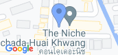 Map View of The Niche Ratchada - Huay Kwang