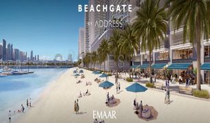 EMAAR Beachfront, दुबई Beachgate by Address में 2 बेडरूम अपार्टमेंट बिक्री के लिए