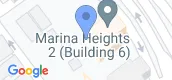 지도 보기입니다. of Marina Heights 2