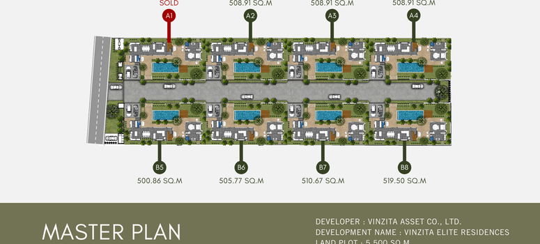 Master Plan of วินซิตา อีลีท เรสซิเดนซ์ - Photo 1