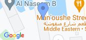 Map View of Al Naseem Residences A