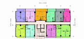 Unit Floor Plans of Maple Hotel and Apartment