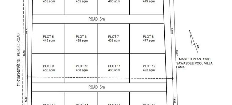 Master Plan of Sawasdee Pool Villa - Lamai (Freehold) - Photo 1