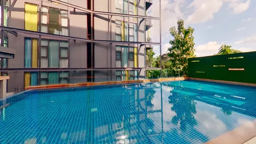 3D视图 of the Communal Pool at Stylish Chiangmai