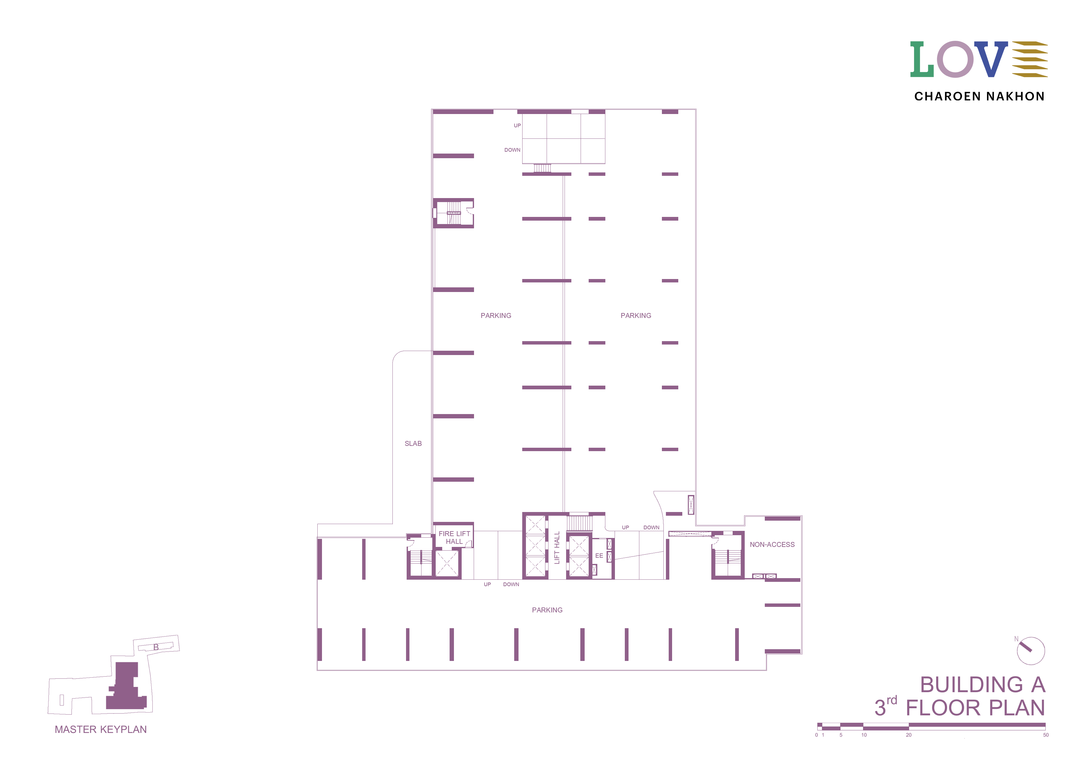 Building Floor Plan of เลิฟ เจริญนคร - ชั้น 3