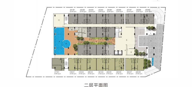 Master Plan of VIP Great Hill Condominium - Photo 1