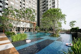 The Trust Condo @BTS Erawan Real Estate Project in Pak Nam, Samut Prakan