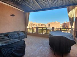 2 Bedroom Apartment for rent at Bel Appartement bien meublé et équipé avec une belle terrasse et une superbe vue à louer Km.12 Route d'Ourika à 10mn de Marrakech, Na Marrakech Medina