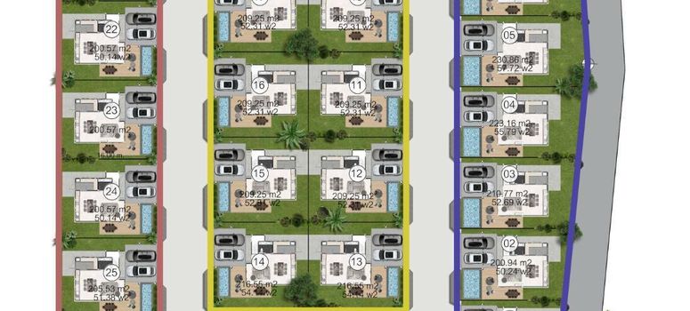 Master Plan of Rungsii Village Pattaya - Photo 1