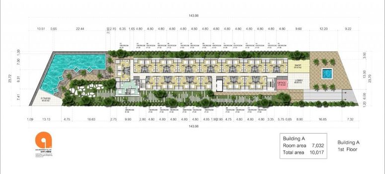 Master Plan of อคาเดีย เซ็นเตอร์ สวีท - Photo 1