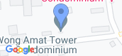 地图概览 of Wongamat Tower