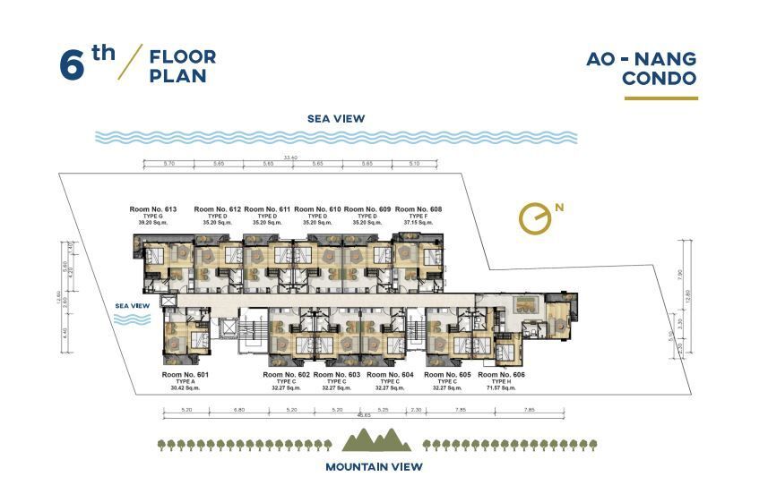 Building Floor Plan of เดอะ ร็อคโค อ่าวนาง กระบี่ - ชั้น 5