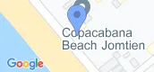 Map View of Copacabana Beach Jomtien