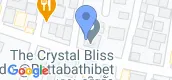 地图概览 of The Crystal Bliss Condo@Rattabathibet