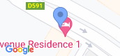 मैप व्यू of Avenue Residence 1