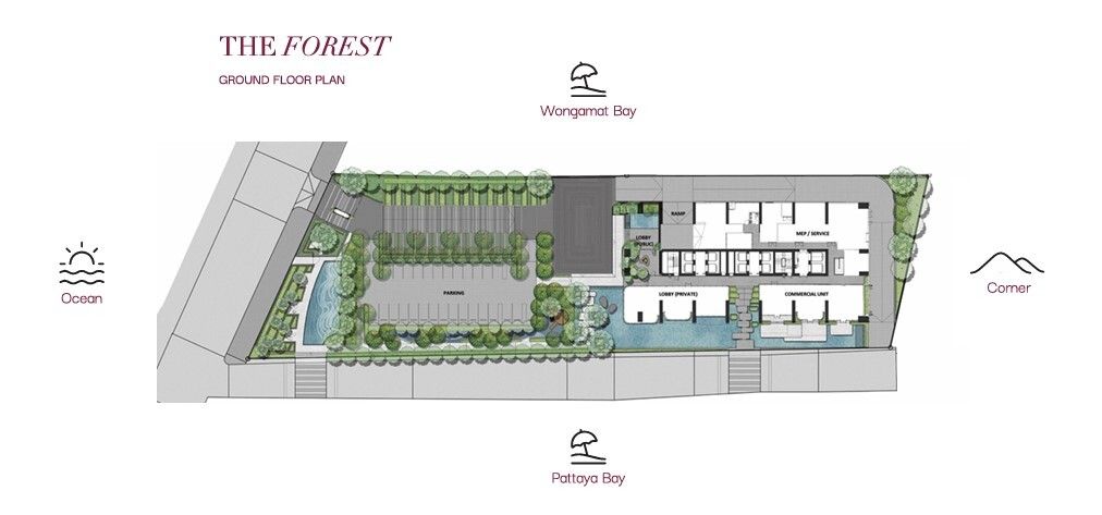 Building Floor Plan of วันซ์วงศ์อมาตย์ - ชั้น 1