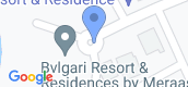 Map View of Bulgari Resort & Residences