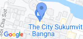 地图概览 of The City Sukhumvit - Bangna