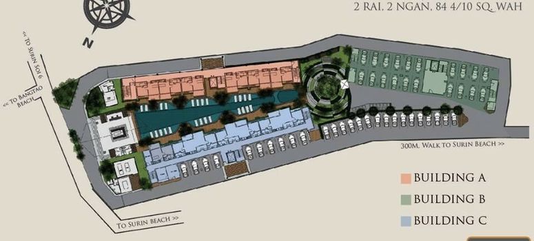 Master Plan of ปาล์มไมร่า สุรินทร์ บีช เรซิเดนท์ - Photo 1