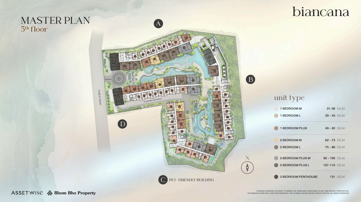 Building Floor Plan of เบียนคานา ไทเทิล - ชั้น 5