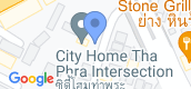 Map View of City Home Tha-Phra Intersection