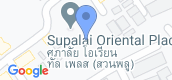 Map View of Supalai Oriental Place Sathorn-Suanplu