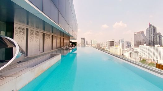 3D Walkthrough of the Communal Pool at The Room Sathorn-TanonPun