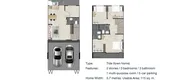 Unit Floor Plans of Ocean Town Muang-Ratsada