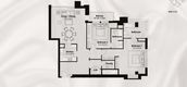 Unit Floor Plans of Executive Tower F