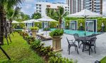 Communal Garden Area at Arcadia Center Suites