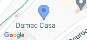 Map View of Damac Casa