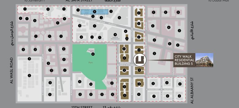 Master Plan of City Walk Residential - Photo 1