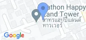 地图概览 of Sathorn Happy Land Tower