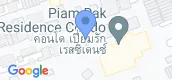 地图概览 of Piamrak Residence Condo