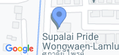 ทำเลที่ตั้ง of Supalai Pride Wongwaen - Lumlukka Klong 6