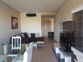 2 Bedroom Apartment for rent at Bel Appartement , ensoleillé bien meublé avec une belle terrasse et une superbe vue sur le golf,la piscine et l'Atlas, situé dans une résidence golfiq, Na Menara Gueliz, Marrakech